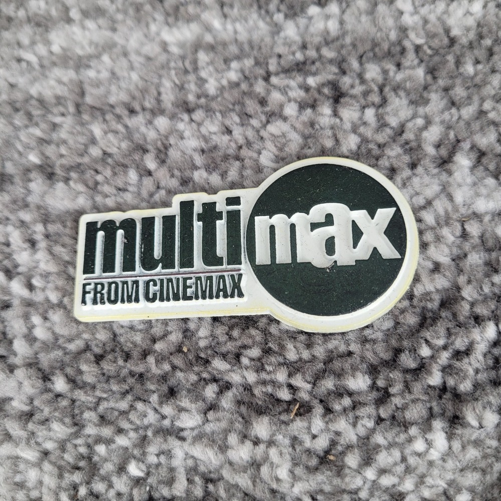 Vintage‎ Multimax From Cinemax Rubber Magnet Retro Cable TV Advertising Promo